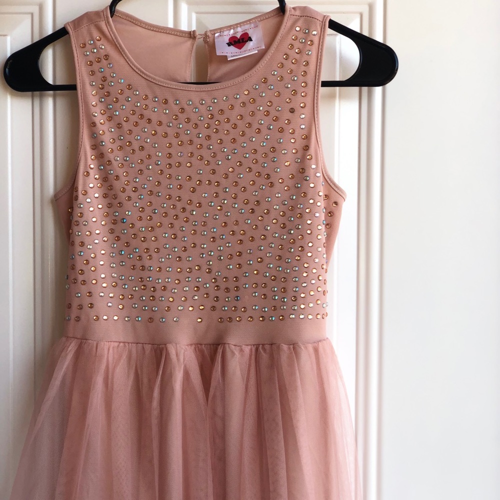 Light champagne color dress